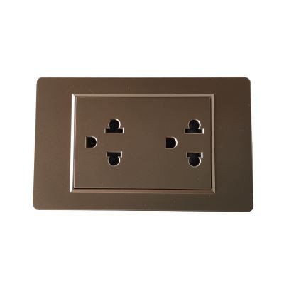 15A 118 Τύπος American Standard Socket Gold Socket έξι οπών 110-250V